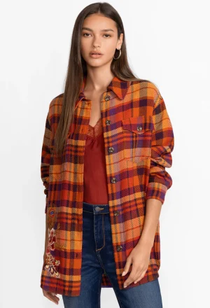 Women Johnny Was Ananke Shirt Jacket