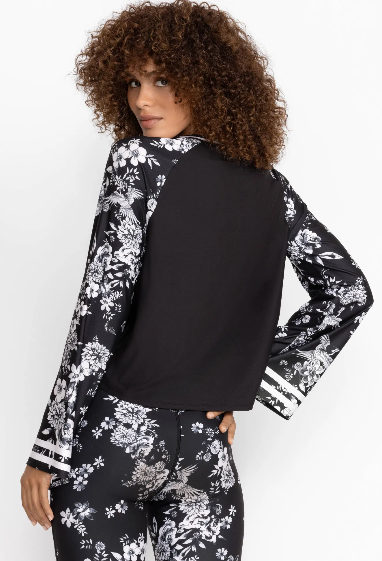Women Johnny Was Bee Active Kimono Sleeve Swing Tee
