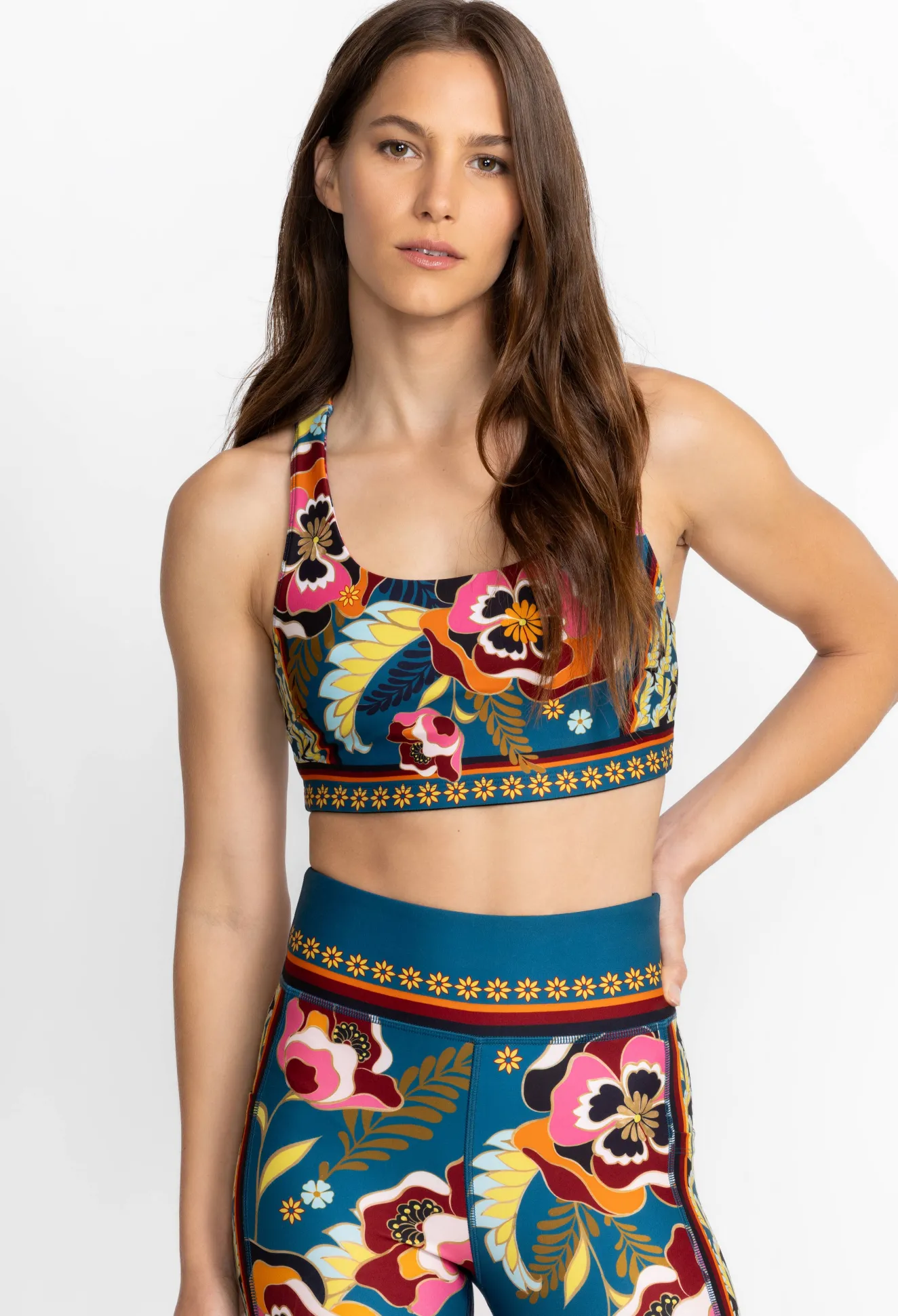 Women Johnny Was Bee Active Reversible Sports Bra