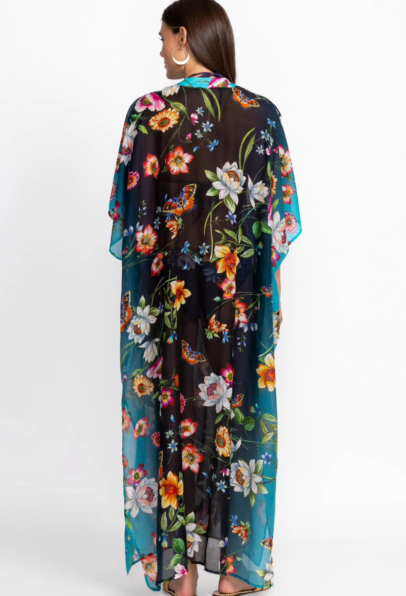 Women Johnny Was Black Kaftan