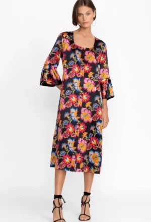 Women Johnny Was Button Front Dress