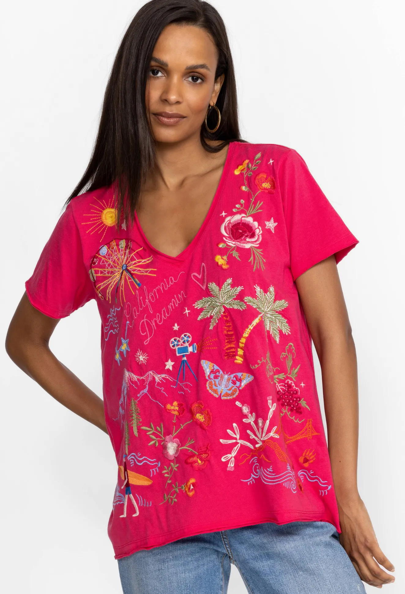 Women Johnny Was California Everyday Tee