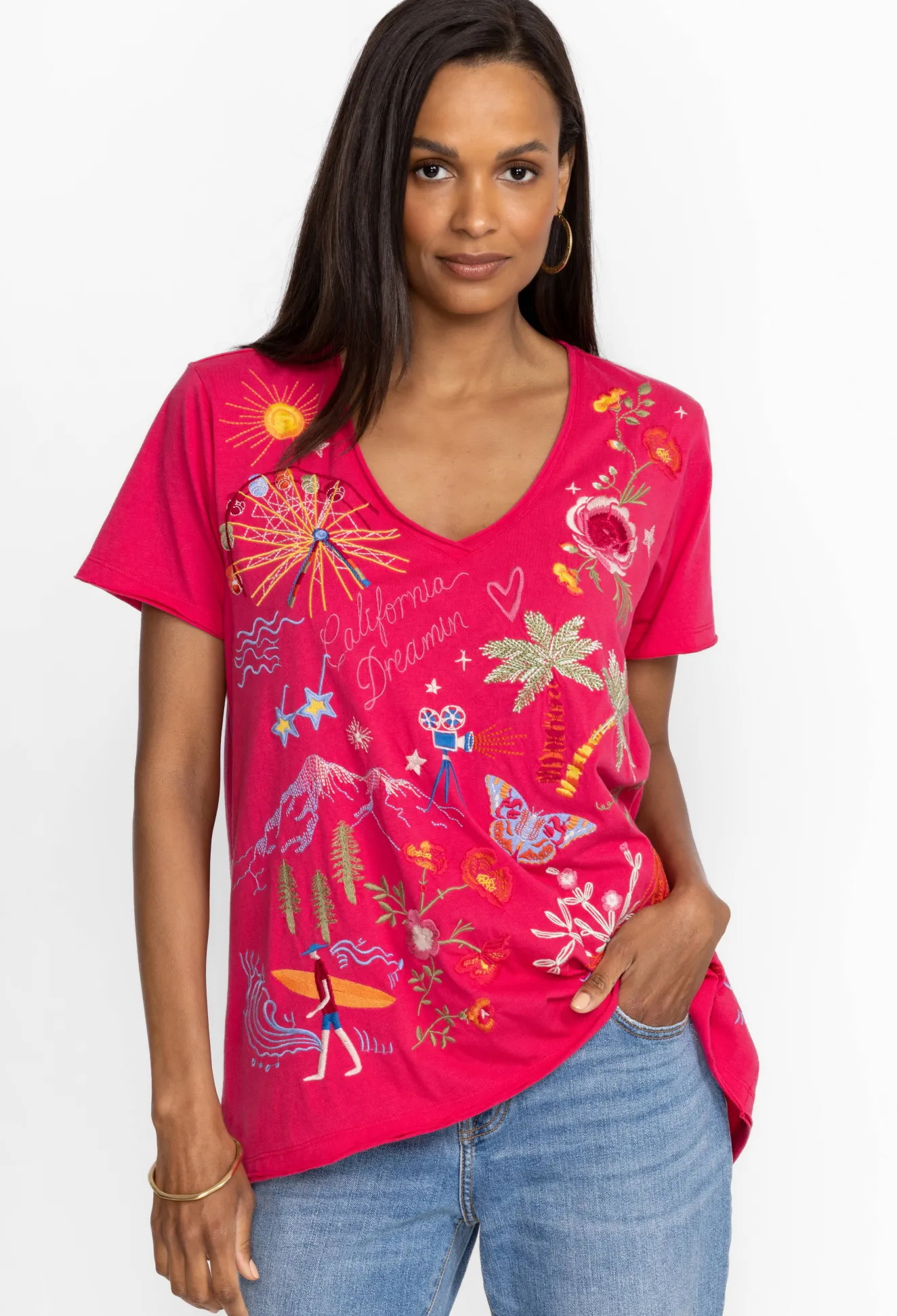 Women Johnny Was California Everyday Tee