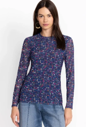 Women Johnny Was Catalina Mesh Tee