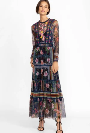 Women Johnny Was Dayana Mesh Dress