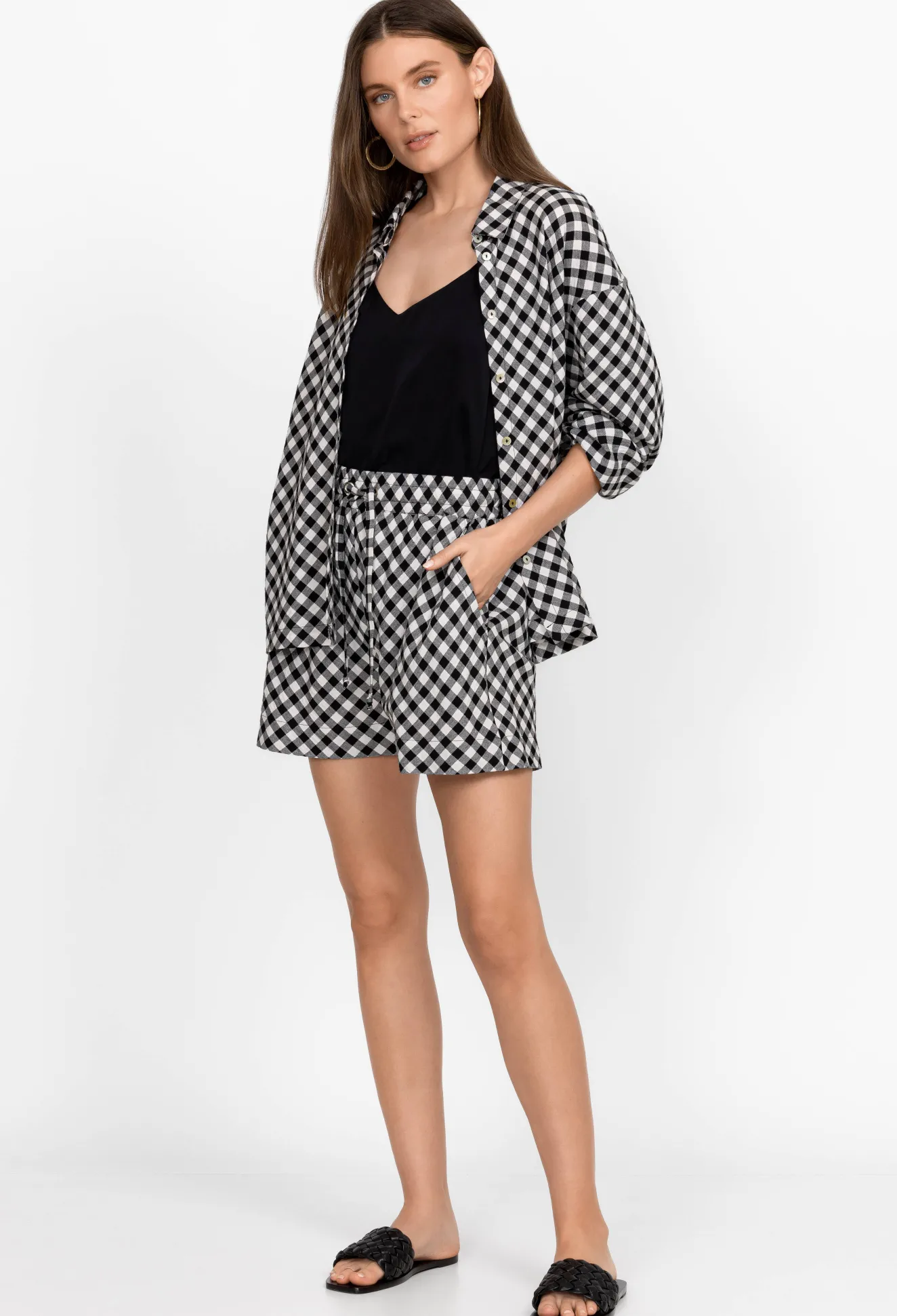 Women Johnny Was Drawstring A-Line Short