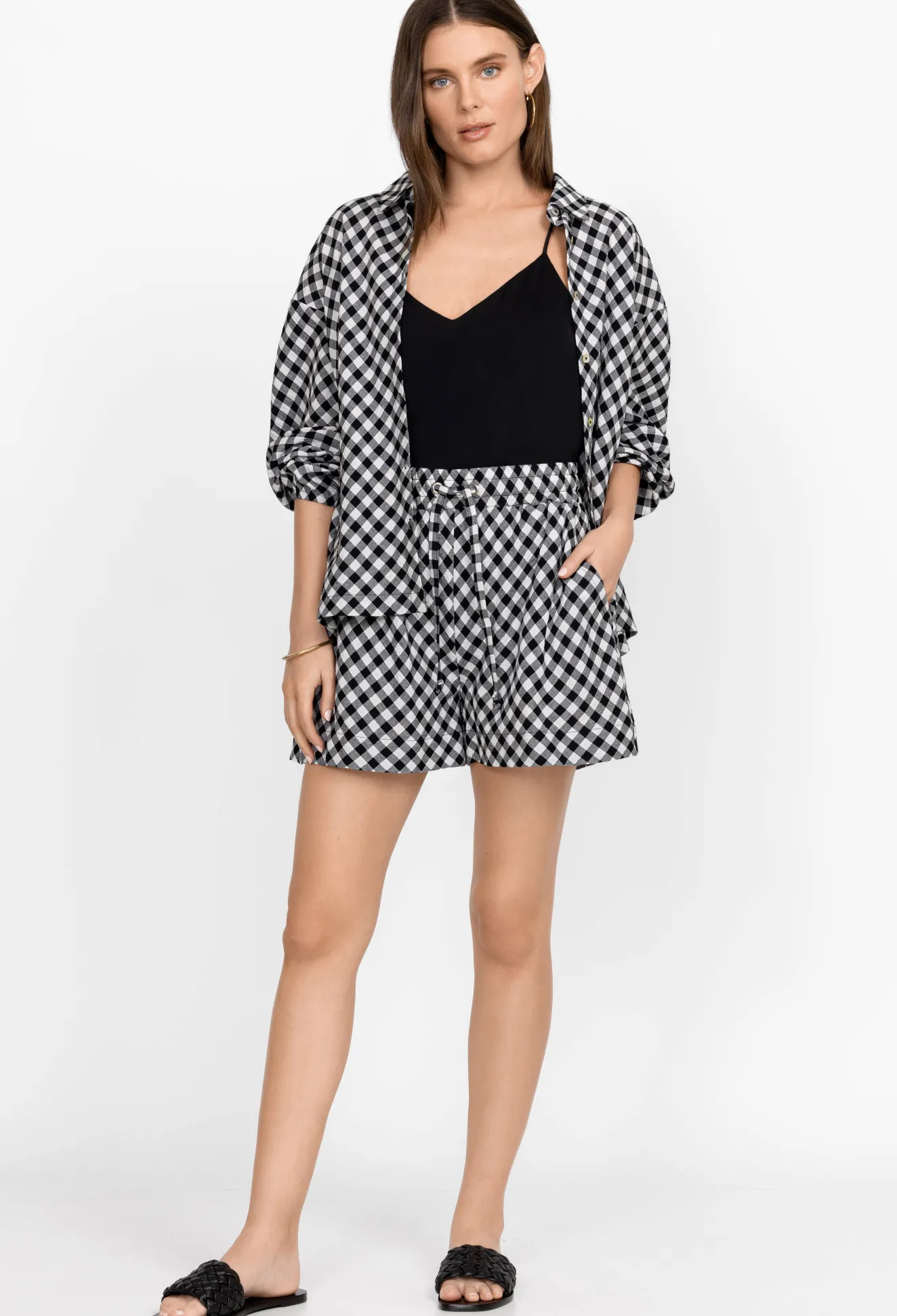 Women Johnny Was Drawstring A-Line Short