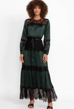 Women Johnny Was Ellie Lace Tiered Lace Maxi Dress