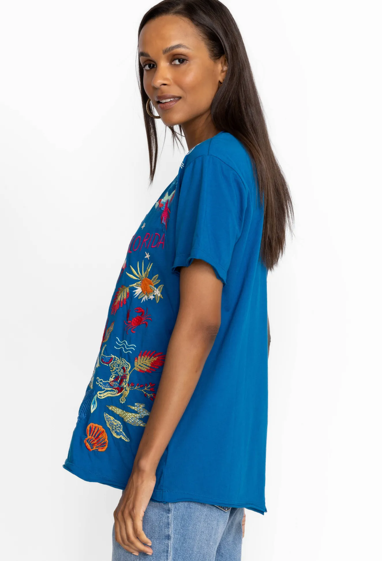 Women Johnny Was Florida Everyday Tee