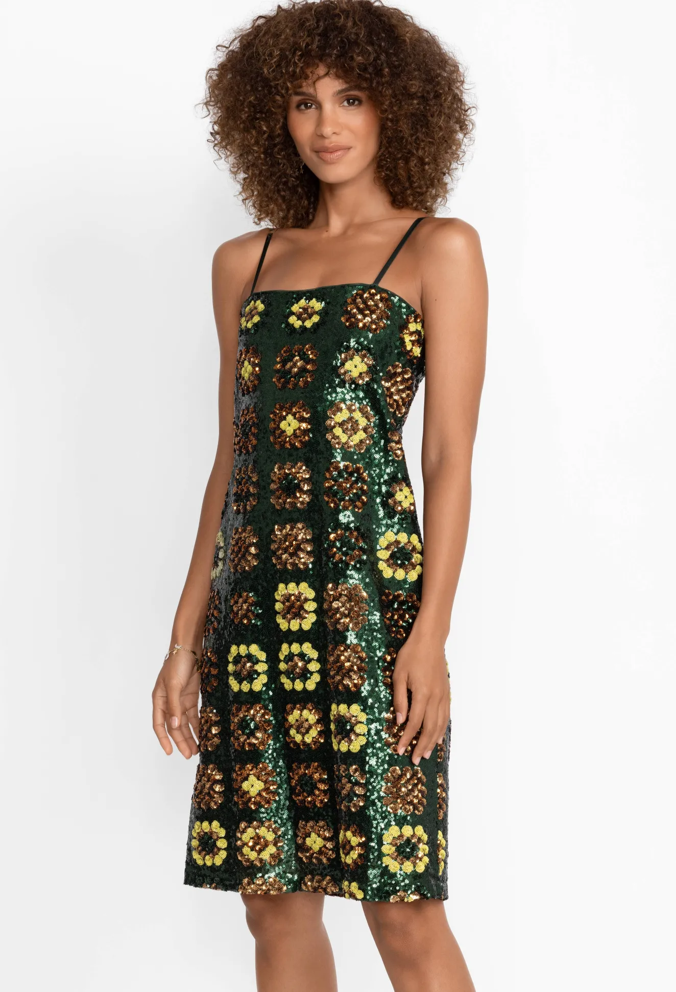 Women Johnny Was Gemini Sequin Mini Dress