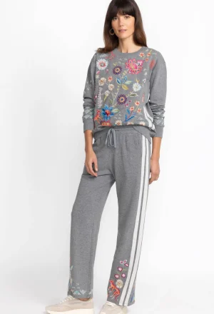 Women Johnny Was Griffin Wide Leg Ribbon Pant