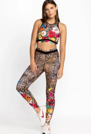 Women Johnny Was High Waist Criss Cross Legging