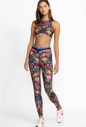 Women Johnny Was High Waist Criss Cross Legging