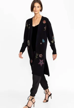Women Johnny Was Ladie Rhinestone Cardigan
