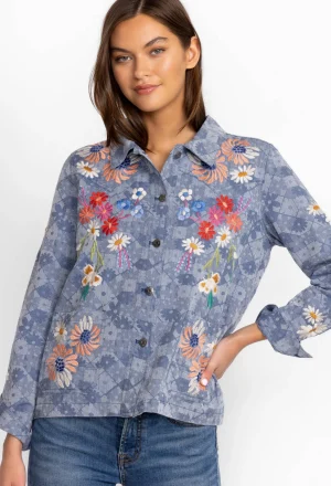 Women Johnny Was Marissa Western Worker Jacket