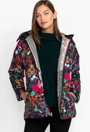 Women Johnny Was Mauri Puffer Jacket (Reversible)