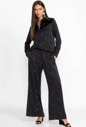 Women Johnny Was Maxine Seamed Wide Leg Pant