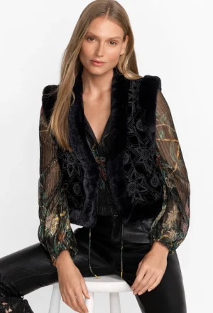 Women Johnny Was Morningside Silk Vest
