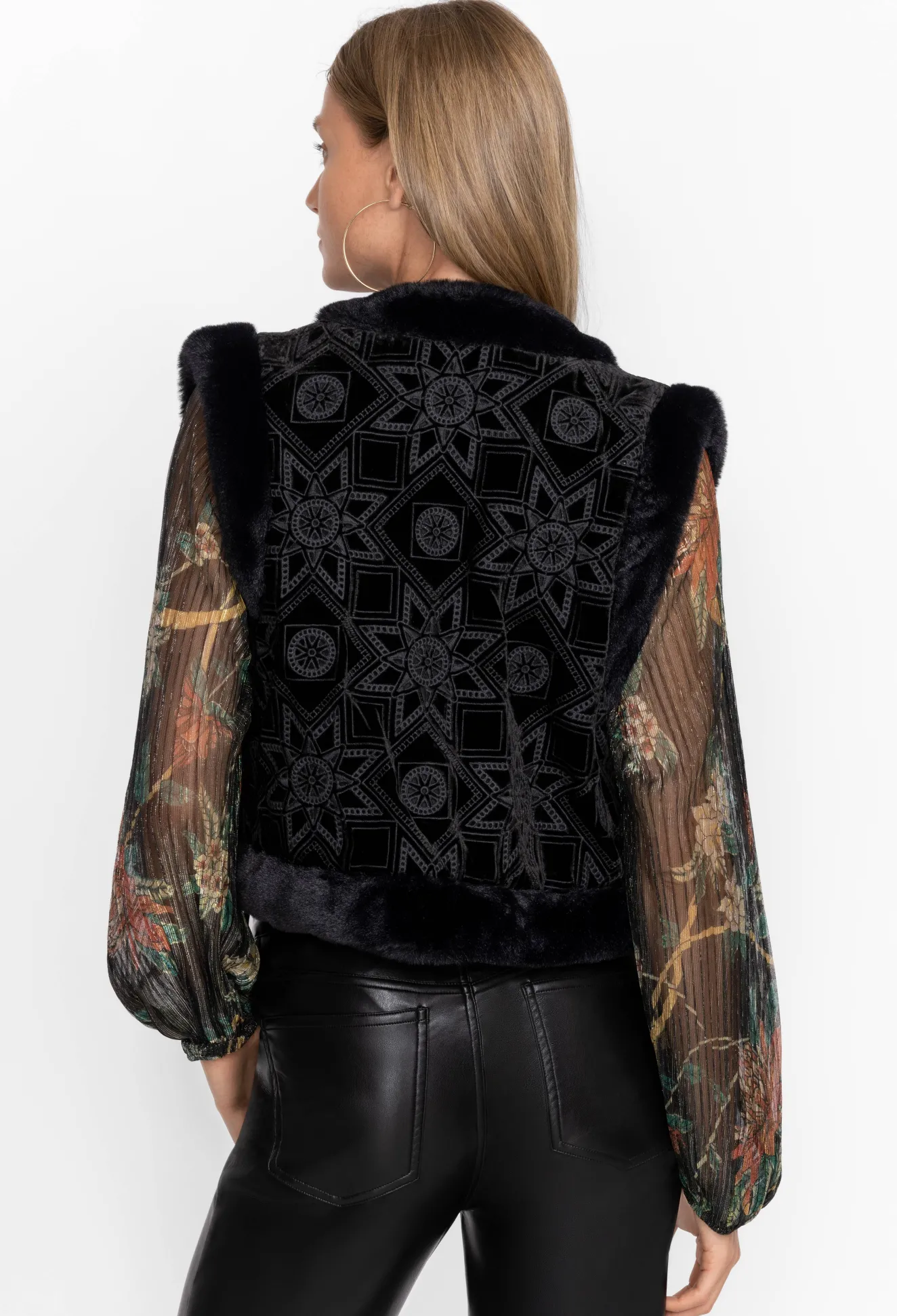 Women Johnny Was Morningside Silk Vest