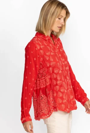 Women Johnny Was Pine Desi Blouse