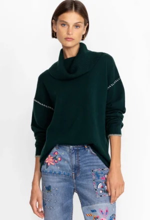Women Johnny Was Rhode Cowl Neck Sweater