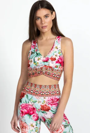 Women Johnny Was Ruched Sports Bra