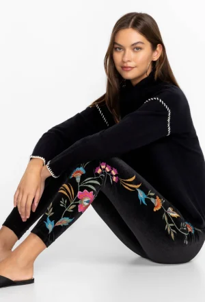 Women Johnny Was Sidonia Velvet Stretch Legging