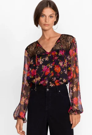 Women Johnny Was Silk Blouse