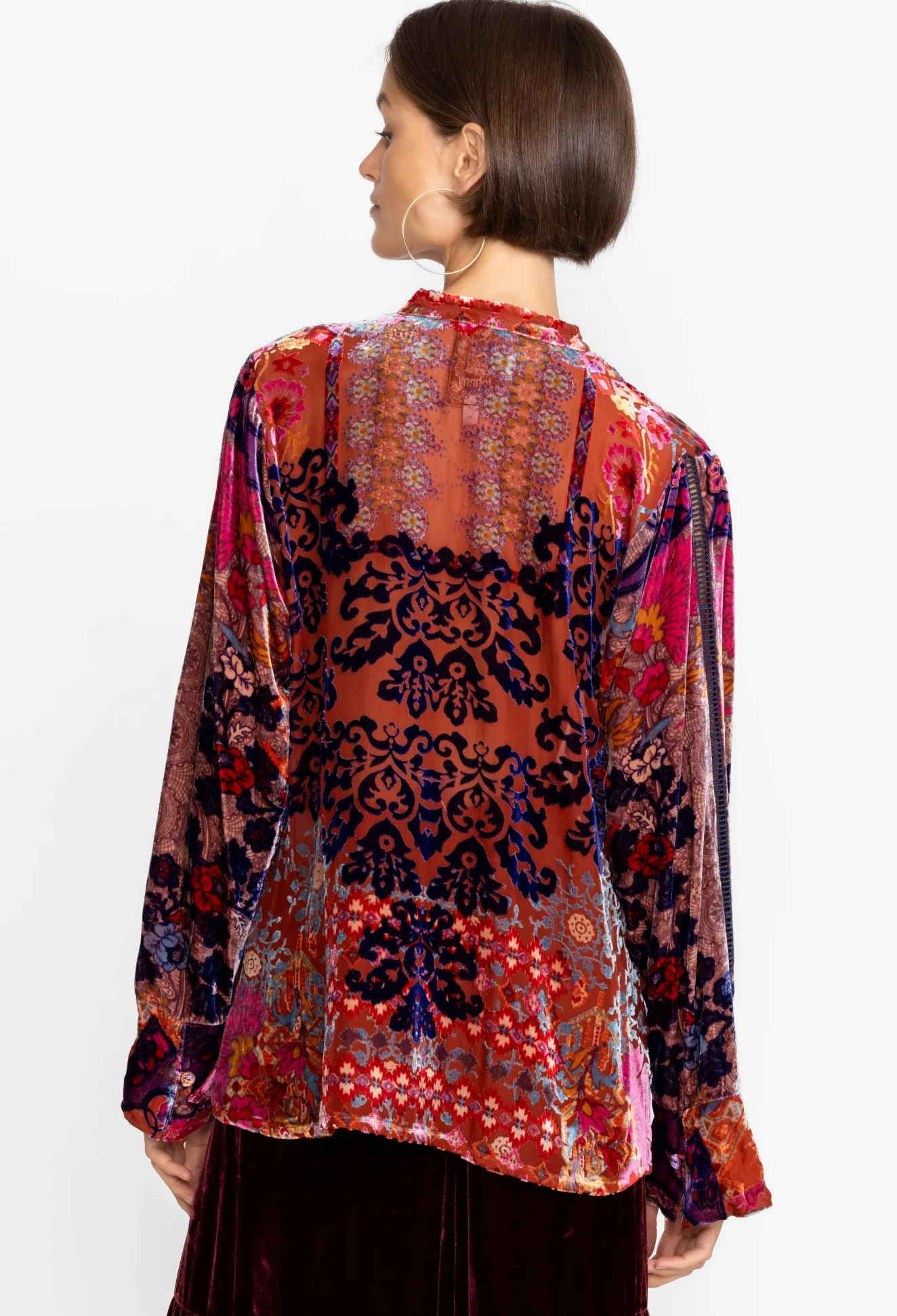 Women Johnny Was Syriah Burnout Enta Blouse