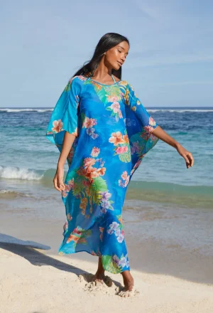 Women Johnny Was Tie Dye Kaftan