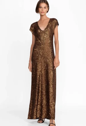 Women Johnny Was Toto Sequin Maxi Dress