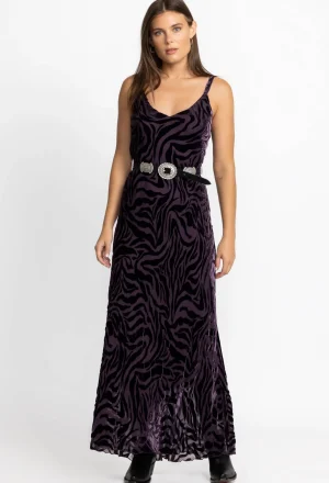 Women Johnny Was Twilight Silk Maxi Dress
