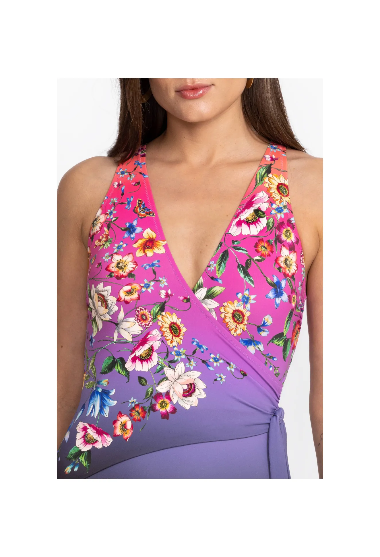 Women Johnny Was Wrap One Piece